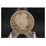 1900-P Barber Silver Quarter