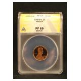 1993-S PF69 DCAM Lincoln Cent Certified