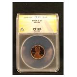1998-S PF69 DCAM Lincoln Cent Certified