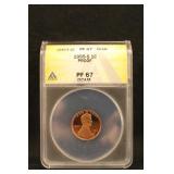 1995-S PF67 DCAM Lincoln Cent Certified