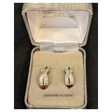 18K Gold over Silver Earrings  5.5g  B2