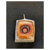 Artisan Silver Jasper Pendant  12.4g  B2