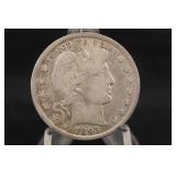 1893-P Barber Silver Half Dollar