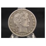 1893-O Barber Silver Half Dollar *Liberty*