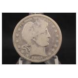 1894-O Barber Silver Half Dollar