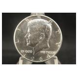 1964 Uncirculated Kennedy 90% Silver Half Dollar