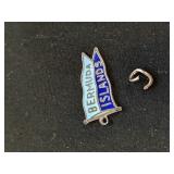 Sterling Silver "Bermuda Island" Charm   1.1g