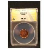 2006-S PF67 DCAM Lincoln Cent Certified