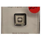 1gram .999 Silver Geiger Bar In Assay