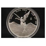 2023 1oz .999 Silver Mexico 1 Onza Libertad