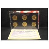 2009 Gold Edition State Quarter Set