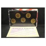 2008 Gold Edition State Quarter Set