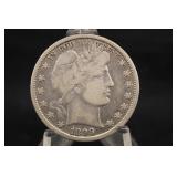 1899-P Barber Silver Half Dollar