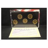 2000 Gold Edition State Quarter Set