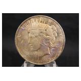 1923-P UNC U.S. Silver Peace Dollar *TONED!