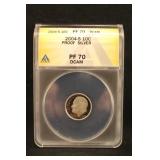 2004-S PF70 Roosevelt Silver Dime Certified