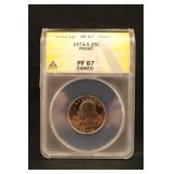 1974-S PF67 Cameo Certified Washington Quarter