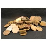 Lot of 100 Lincoln Head Wheat Pennies