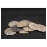 Lot of 10 90% Silver Pre-64 Roosevelt Dimes
