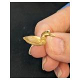 14K Gold Duck Pin    1.8g