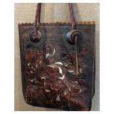 Vintage "Patricia Nash" Satchel/Tote 13 x 14"