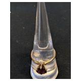 Amethyst Ring - Tests as 10K Gold  Size 8.5  2.4g