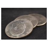 Lot of 3 1976 Eisenhower Dollars
