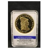 1797 Turban Head Eagle 24kt Gold Layered Copy