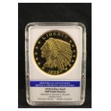 1929 Indian Head Gold Layered Coin Copy