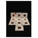 Lot of 10 Mixed Proof Lincoln Cents