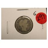 1913-P Barber Silver Dime