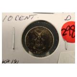 1944-D Philippines 10 Cent Piece