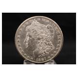 1887-S Morgan Silver Dollar