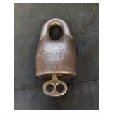 Antique Scandinavian Jail Lock 1800s