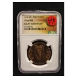 1966 Ireland One Penny 1 Pingin