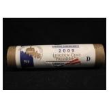 Roll of 2009-D Lincoln Cents "Presidency"