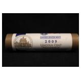 Roll of 2009-P Uncirculated Pennies