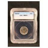 1955-S MS67 Roosevelt Silver Dime