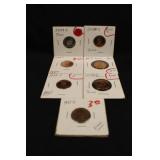 Lot of 6 Proof Cameo Pennies and 2004-S Dime
