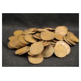 Lot of 80 Unsearched Wheat Cents