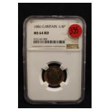 1886 Great Britain Farthing ï¿½ penny