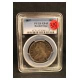 1827 Capped Bust Silver Dollar