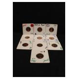 Lot of 10 Mixed Proof Lincoln Cents
