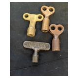 Radiator Valve Key & Clock Winding Key