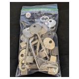 Lot of Blank Uncut Keys