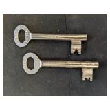 Railway Box Door Keys
