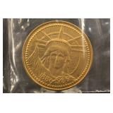 1986 Nestle Company Commemorative Brass Medallion