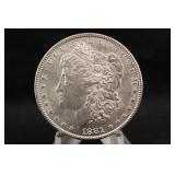 1881 Morgan Silver Dollar