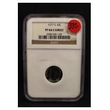 1977-S Proof Cameo Roosevelt Silver Dime