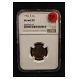 1953-S Lincoln Head Cent